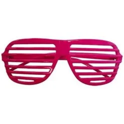 80s Slot Glasses - Neon Pink