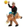 BULL RIDER INFLATABLE COSTUME, ADULT -Contact Lens Shop 889739
