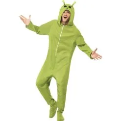 Alien Costume, Green, Adult
