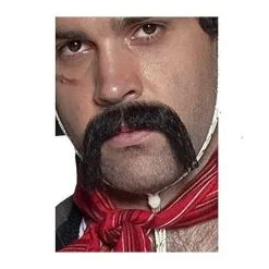 Authentic Western Mexican Handlebar Moustache
