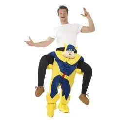 Bananaman Piggy Back Costume -Contact Lens Shop bananaman piggy back costume 335292