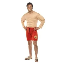 Baywatch Lifeguard Costume With Muscle Chest -Contact Lens Shop baywatch lifeguard costume with muscle chest 327964