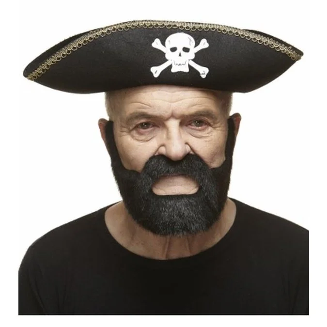 Black Lincoln Beard And Moustache 3 Black Lincoln Beard And Moustache