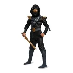 Disguise Costumes Black Ninja Classic Muscle Costume