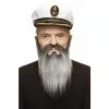 Black With Grey Old Captain Beard And Moustache -Contact Lens Shop black with grey old captain beard and moustache 405158
