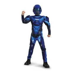 Disguise Costumes Blue Spartan Classic Muscle Costume