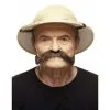 Brown Safari Long Moustache -Contact Lens Shop brown safari long moustache 658378