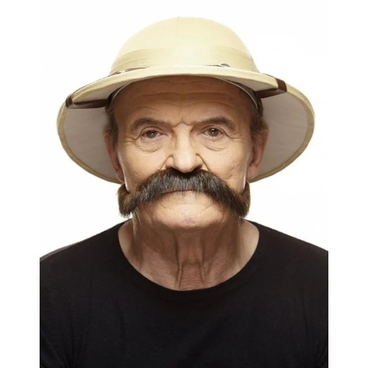 Brown Safari Long Moustache 3 Brown Safari Long Moustache