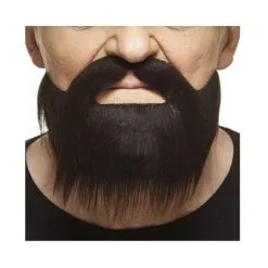 Brown Short Beard With Moustache