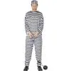 Convict Costume, Black & White