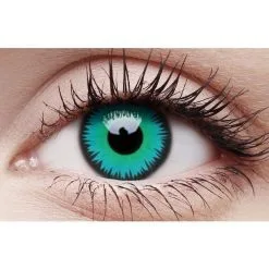 Crazy Lens Contacts - Green Werewolf