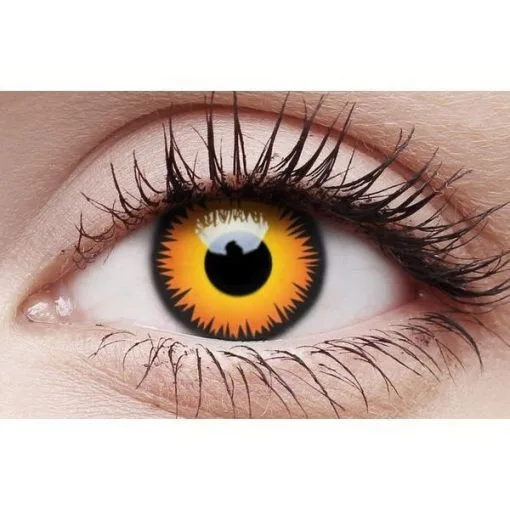 Crazy Lens Contacts - Orange Werewolf -Contact Lens Shop crazy lens contacts orange werewolf 557877
