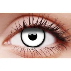 Crazy One Day Contact Lens White Zombie