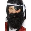 Deluxe Pirate Beard Black -Contact Lens Shop deluxe pirate beard black 483851