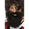 Deluxe Pirate Beard - Brown -Contact Lens Shop deluxe pirate beard brown 769608
