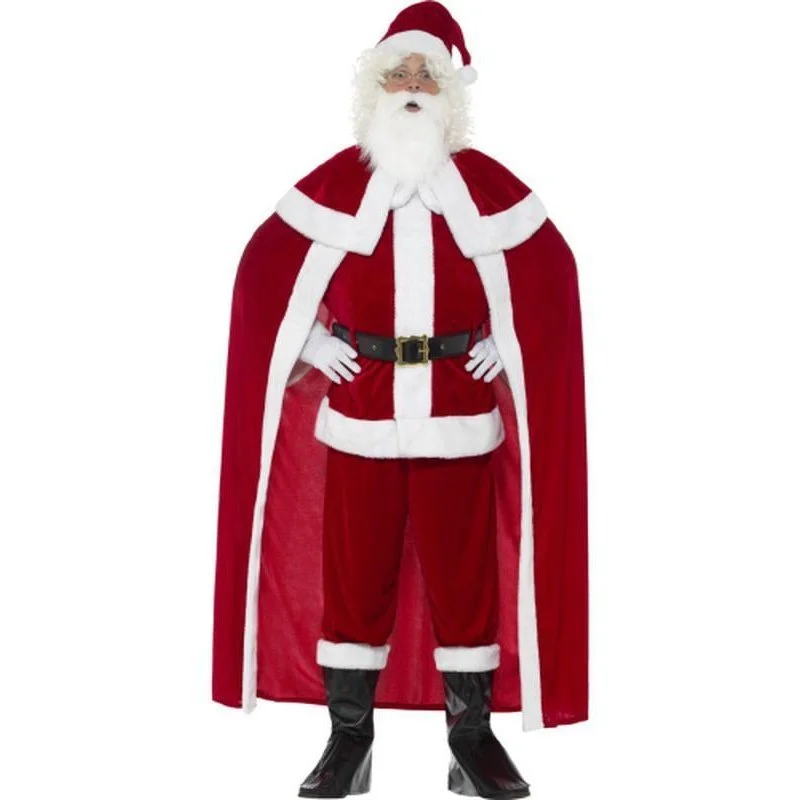 Deluxe Santa Claus Costume With Trousers 3 Deluxe Santa Claus Costume With Trousers