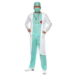 Doctor Costume, Green -Contact Lens Shop doctor costume green 457316