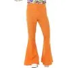 Flared Trousers, Mens - Orange -Contact Lens Shop flared trousers mens orange 912898
