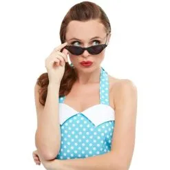 Flyaway Style Rock & Roll Sunglasses, Black