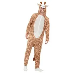 Giraffe Costume, Brown, Male