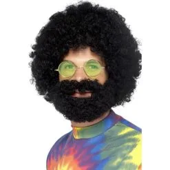 Groovy Dude Afro Wig And Beard