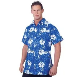 Underwraps Hawaiian Shirt Blue (Uw)