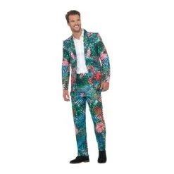 Hawaiian Tropical Flamingo Suit