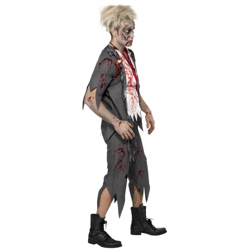 High School Horror Zombie Schoolboy Costume 4 High School Horror Zombie Schoolboy Costume - Image 2