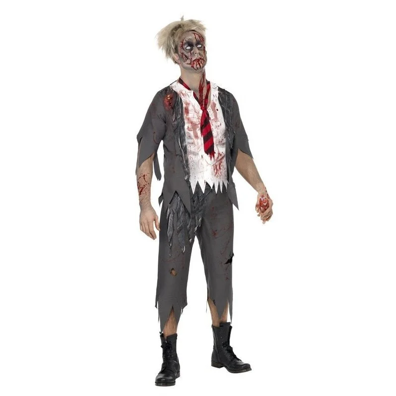 High School Horror Zombie Schoolboy Costume 6 High School Horror Zombie Schoolboy Costume - Image 4