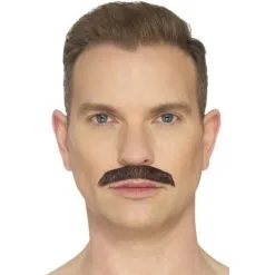 Iconic Rock Star Moustache - Brown