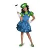 Disguise Costumes Luigi Skirt Version Child Costume -Contact Lens Shop luigi skirt version child costume 438328