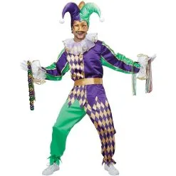 California Costumes Mardi Gras Jester / Adult