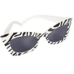 Tom Foolery Marilyn Zebra Glasses
