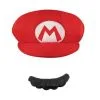 Disguise Costumes Mario Adult Hat And Moustache -Contact Lens Shop mario adult hat and moustache 232825