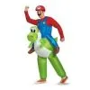 Disguise Costumes Mario Riding Yoshi Inflatable Adult Costume -Contact Lens Shop mario riding yoshi inflatable adult costume 422502
