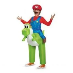 Disguise Costumes Mario Riding Yoshi Inflatable Child Costume