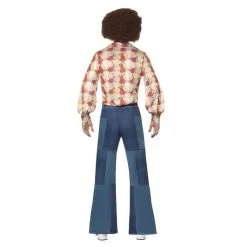 Men's Patchwork Flares, Denim Look -Contact Lens Shop mens patchwork flares denim look 656350