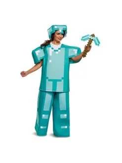 Disguise Costumes Minecraft Armor Prestige Costume Adult