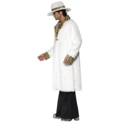 Pimp Costume, White And Leopard Skin -Contact Lens Shop pimp costume white and leopard skin 262971