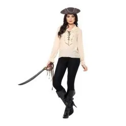 Pirate Shirt, Ivory -Contact Lens Shop pirate shirt ivory 975455