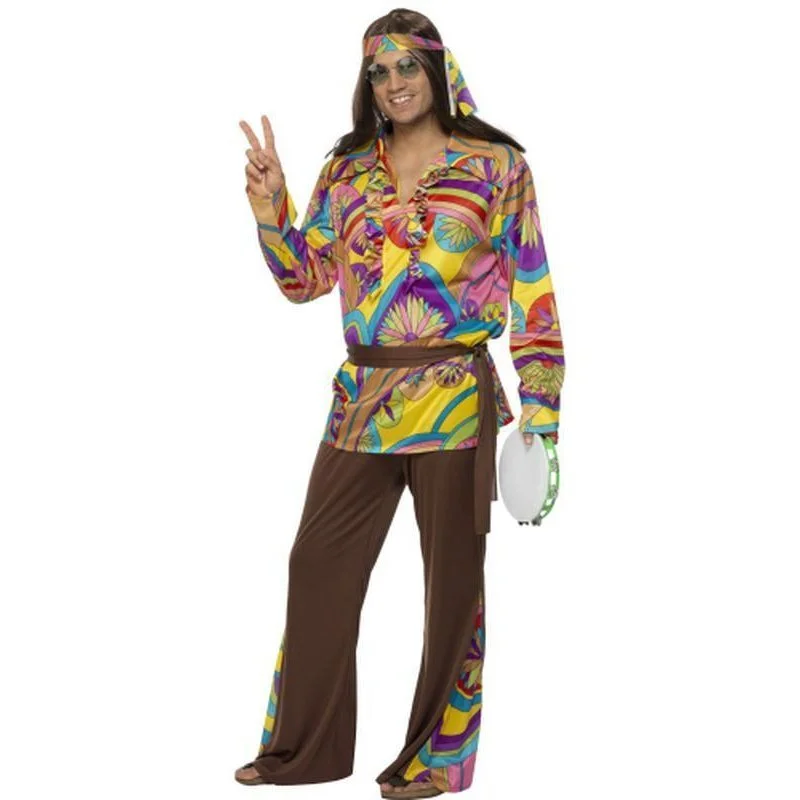 Psychedelic Hippie Man Costume 3 Psychedelic Hippie Man Costume