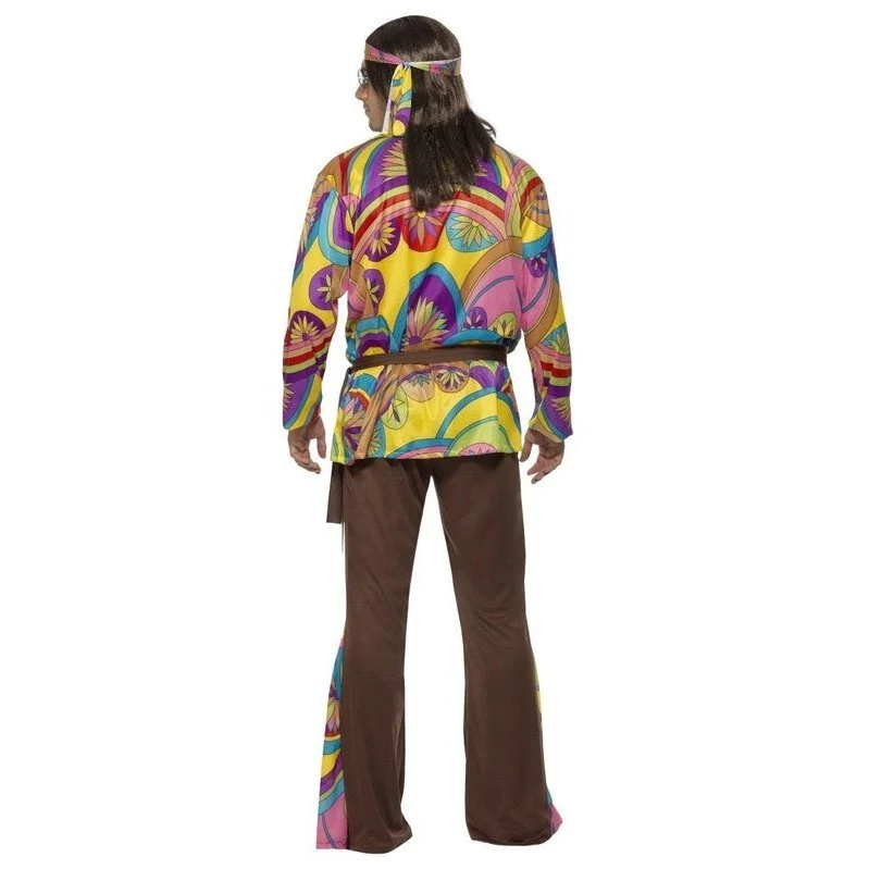 Psychedelic Hippie Man Costume 5 Psychedelic Hippie Man Costume - Image 3