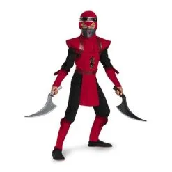 Disguise Costumes Red Viper Ninja Deluxe Costume