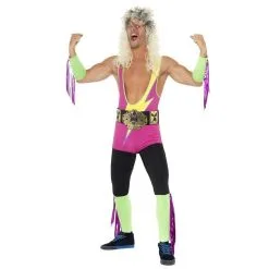 Retro Wrestler Costume -Contact Lens Shop retro wrestler costume 748624
