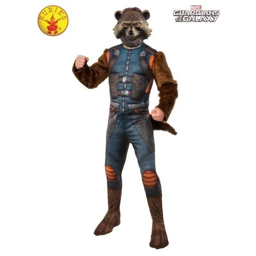 Rocket Raccoon Deluxe Costume Extra Large -Contact Lens Shop rocket raccoon deluxe costume extra large 640792