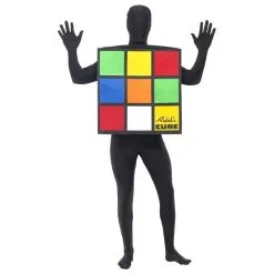 Rubik's Cube Unisex Costume -Contact Lens Shop rubiks cube unisex costume 827751