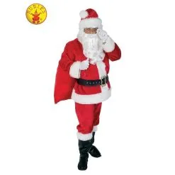 Santa Suit 12 Piece Costume Set, Adult
