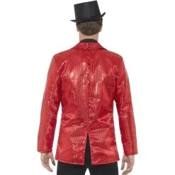 Sequin Jacket, Red -Contact Lens Shop sequin jacket red 776180