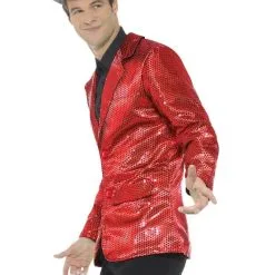 Sequin Jacket, Red -Contact Lens Shop sequin jacket red 925909