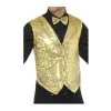 Sequin Waistcoat, Gold -Contact Lens Shop sequin waistcoat gold 762556